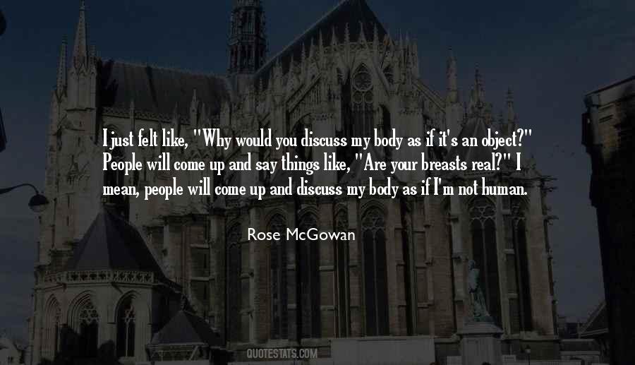 Rose Mcgowan Quotes #828429