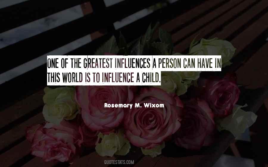 Rosemary M Wixom Quotes #38856