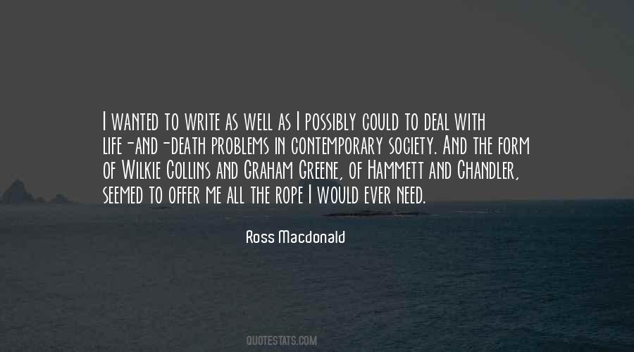 Ross Macdonald Quotes #177748