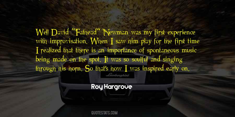 Roy Hargrove Quotes #594115