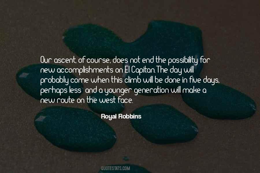 Royal Robbins Quotes #422707