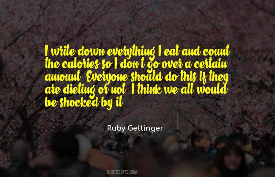 Ruby Gettinger Quotes #1432478