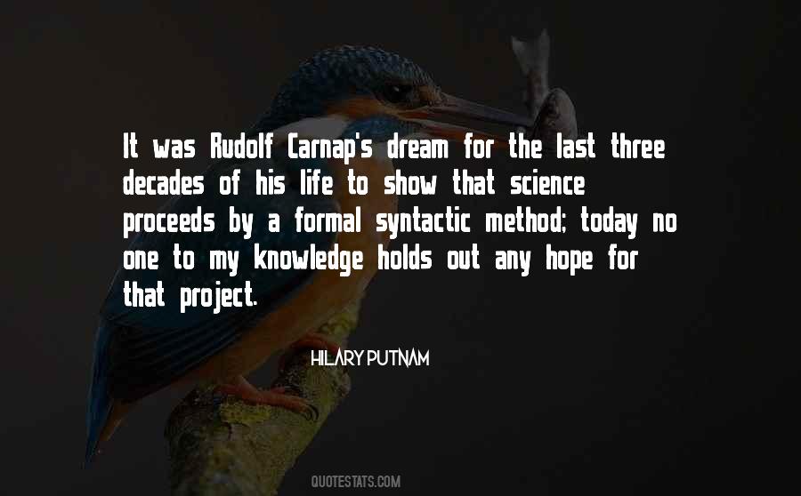 Rudolf Carnap Quotes #1085733
