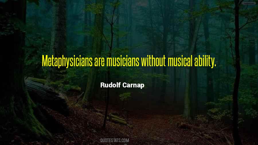 Rudolf Carnap Quotes #710380