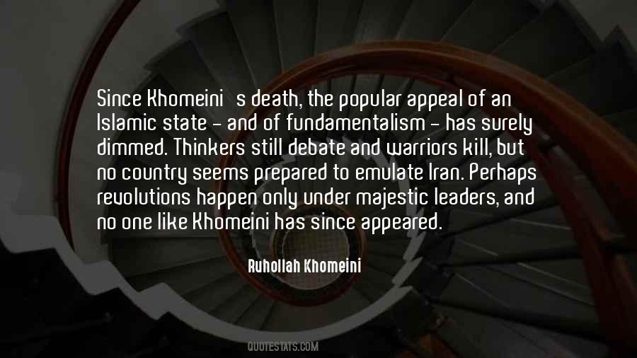 Ruhollah Khomeini Quotes #1361099