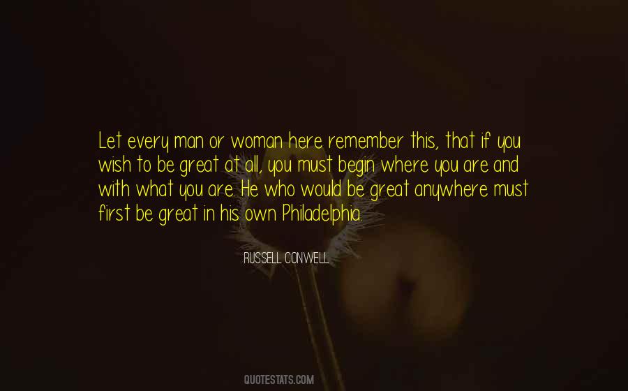 Russell Conwell Quotes #498524
