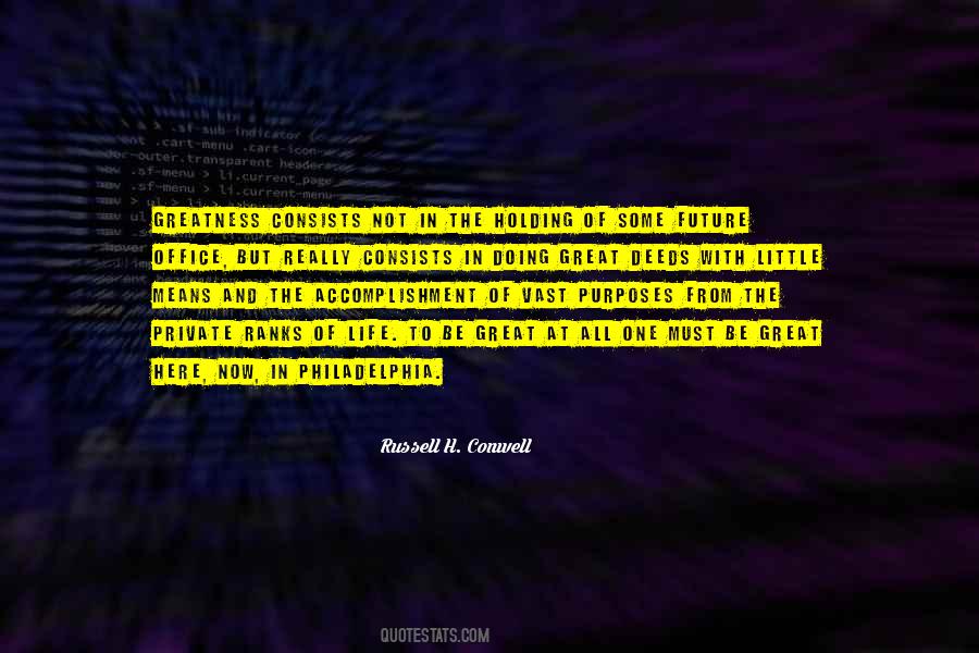 Russell Conwell Quotes #675572