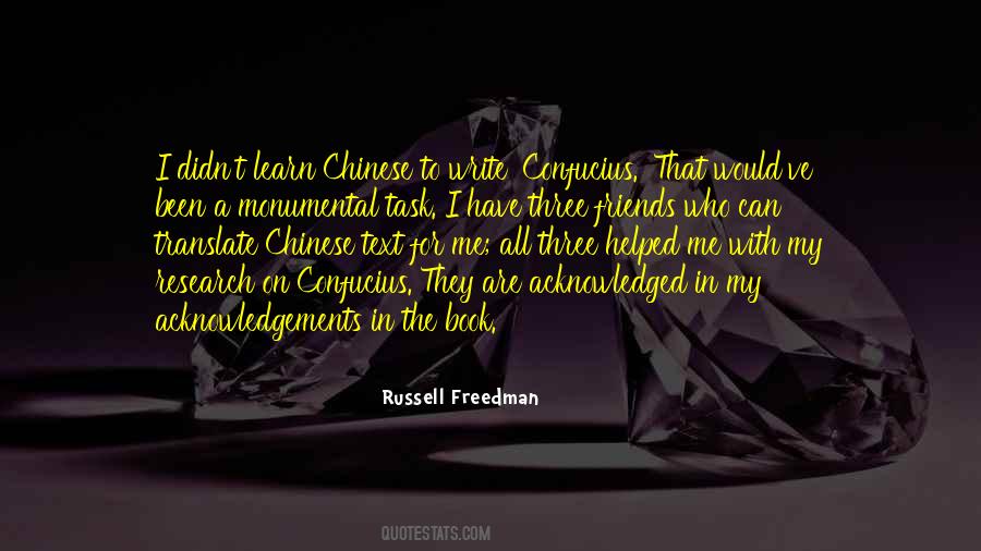 Russell Freedman Quotes #1184802