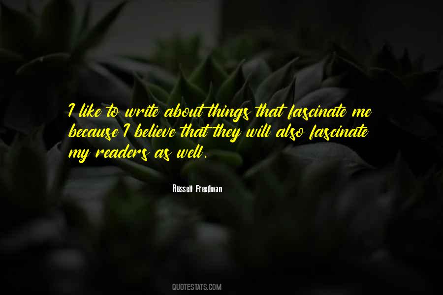 Russell Freedman Quotes #210932