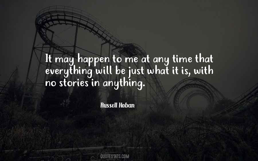 Russell Hoban Quotes #1168600