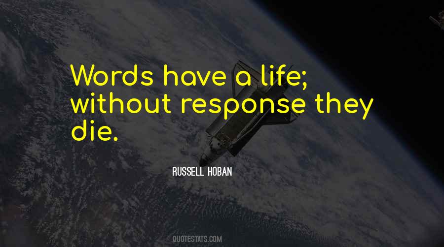 Russell Hoban Quotes #1206625