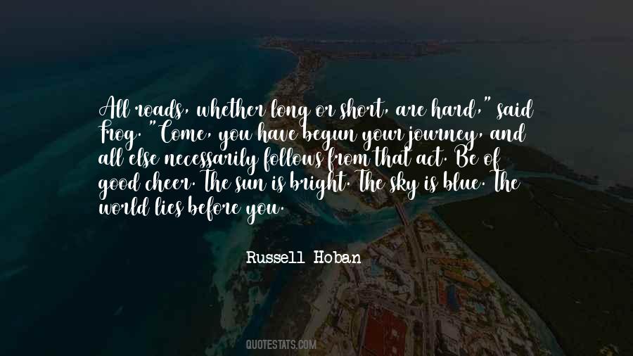 Russell Hoban Quotes #1412306