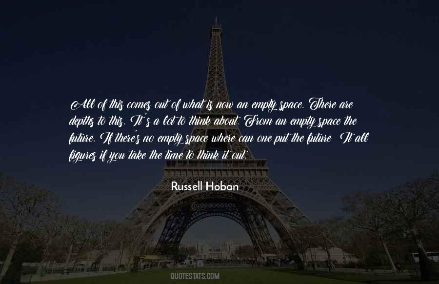 Russell Hoban Quotes #1821462