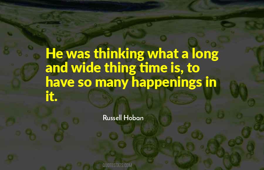 Russell Hoban Quotes #465375
