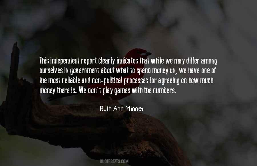 Ruth Ann Minner Quotes #559161