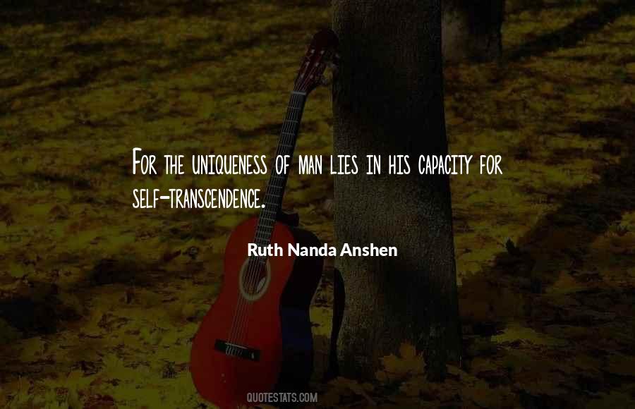 Ruth Nanda Anshen Quotes #1669888