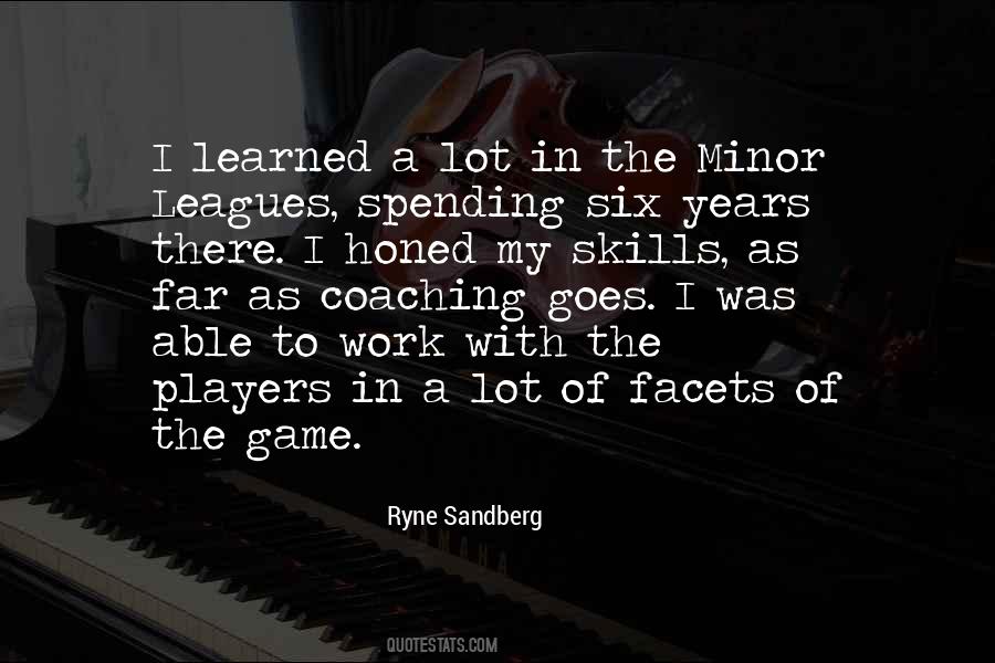 Ryne Sandberg Quotes #102412