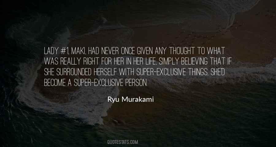 Ryu Murakami Quotes #536220