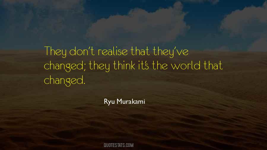 Ryu Murakami Quotes #989505