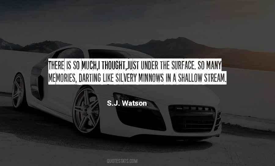 S.j. Watson Quotes #1124287