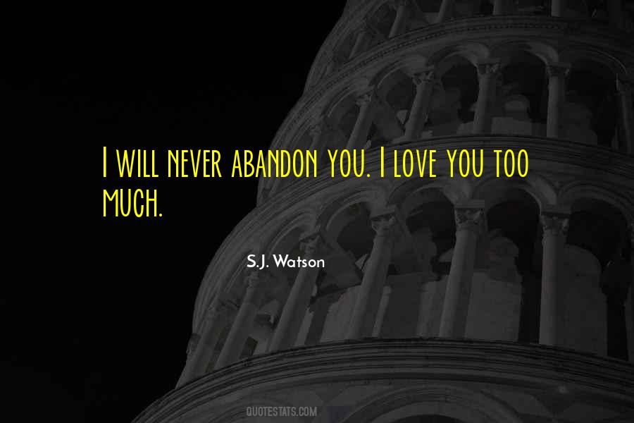 S.j. Watson Quotes #129540