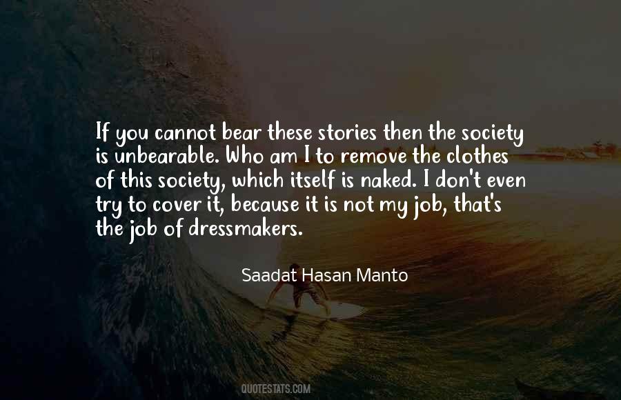 Saadat Hasan Manto Quotes #37610