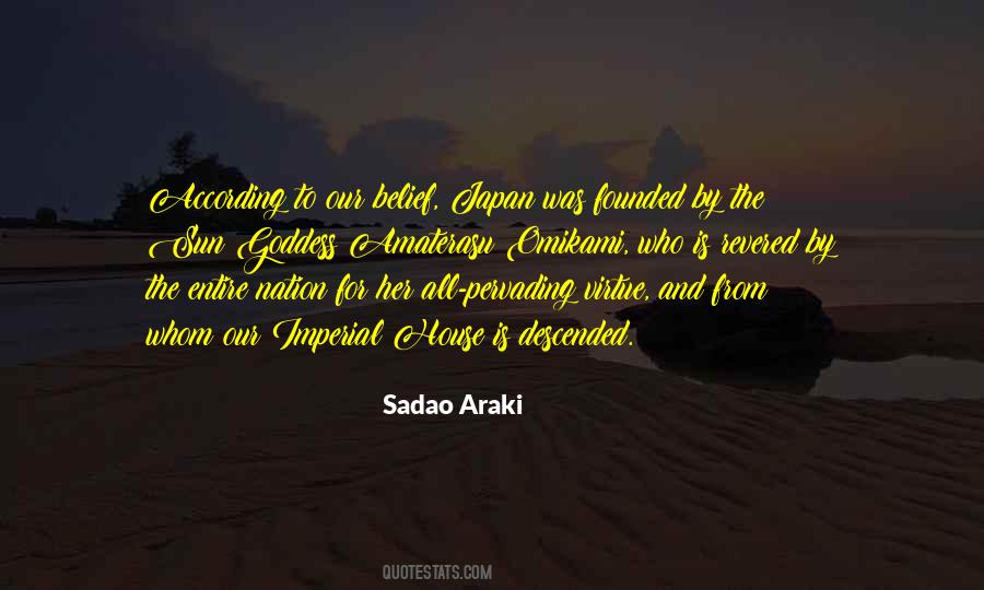Sadao Araki Quotes #733959