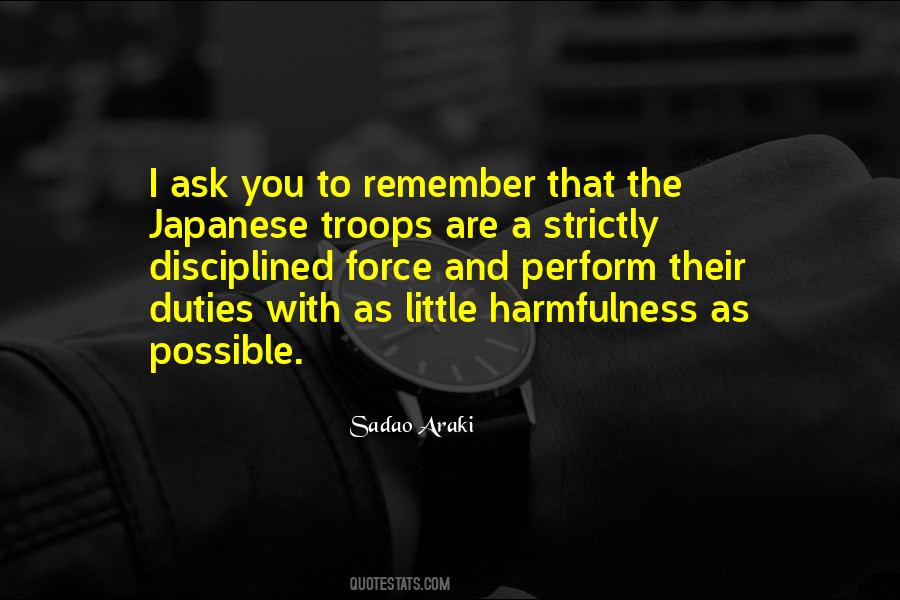 Sadao Araki Quotes #960681
