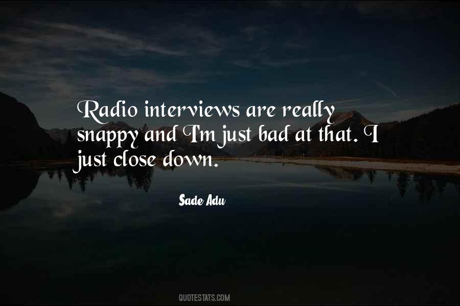 Sade Adu Quotes #1731358