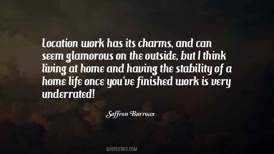 Saffron Burrows Quotes #1520821