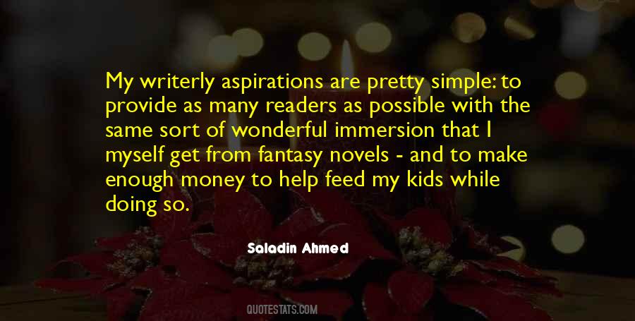 Saladin Ahmed Quotes #167815