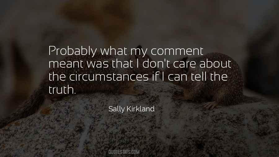 Sally Kirkland Quotes #838421