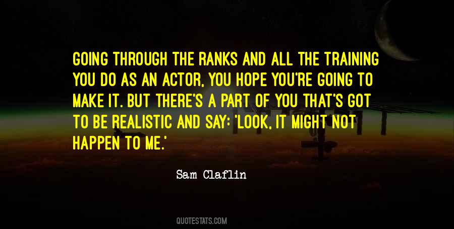 Sam Claflin Quotes #211319