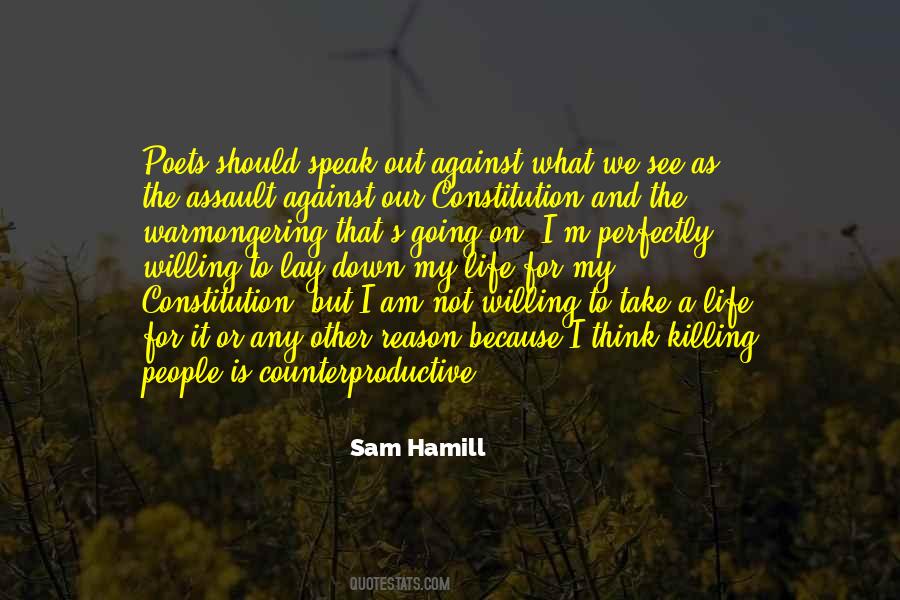 Sam Hamill Quotes #1405983