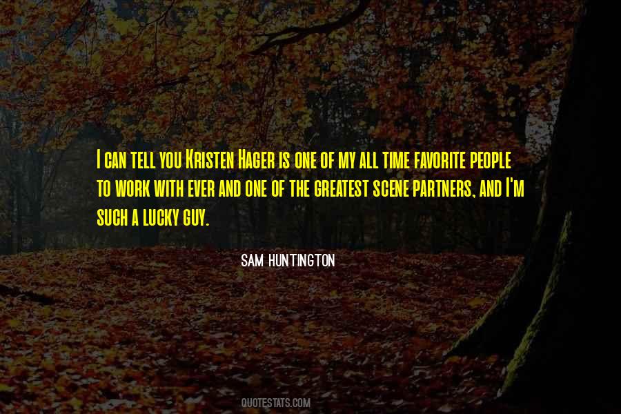 Sam Huntington Quotes #606445