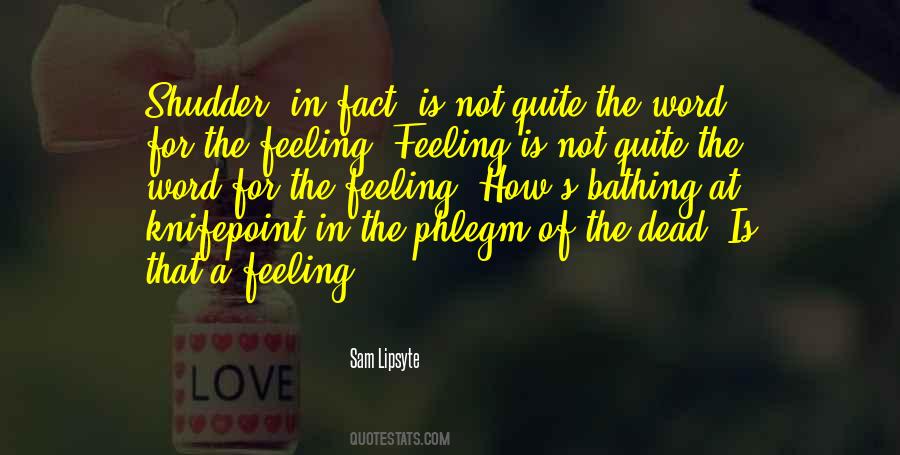 Sam Lipsyte Quotes #1435591