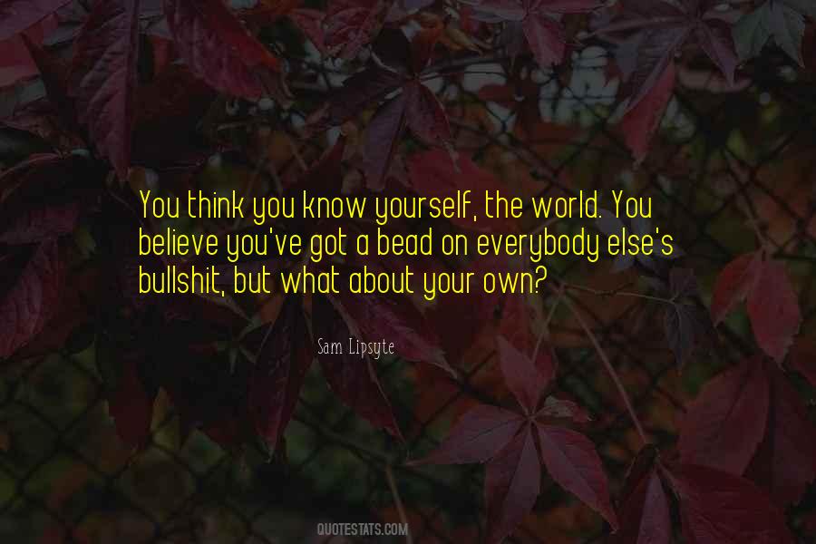 Sam Lipsyte Quotes #1458257