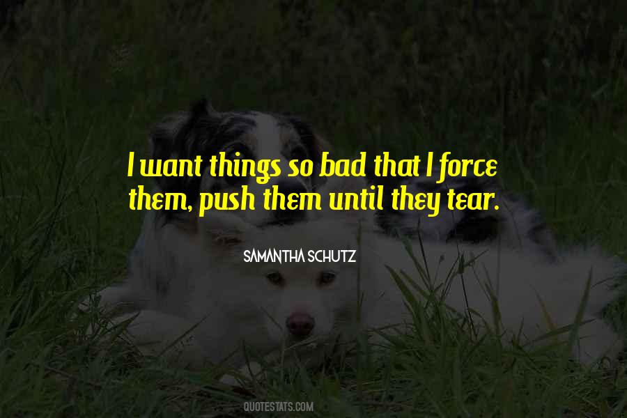 Samantha Schutz Quotes #1384143