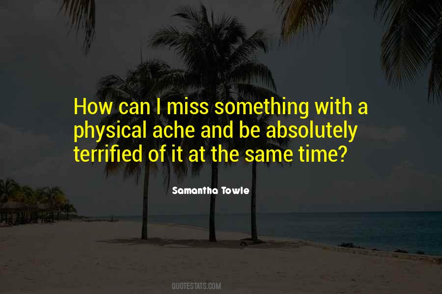 Samantha Towle Quotes #1378714