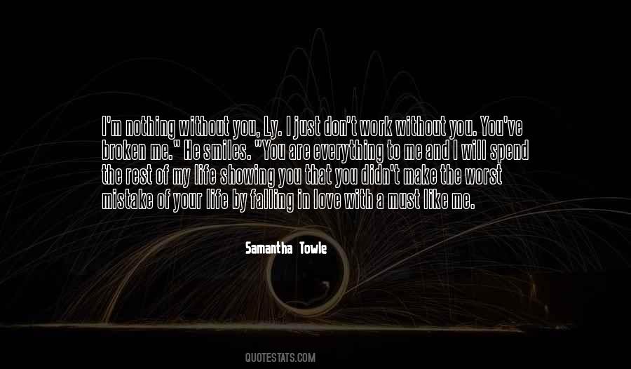 Samantha Towle Quotes #231375