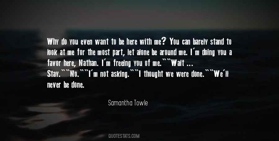 Samantha Towle Quotes #717117