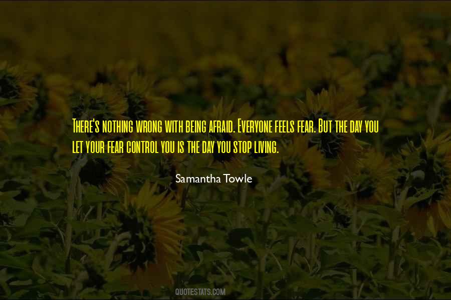 Samantha Towle Quotes #727100