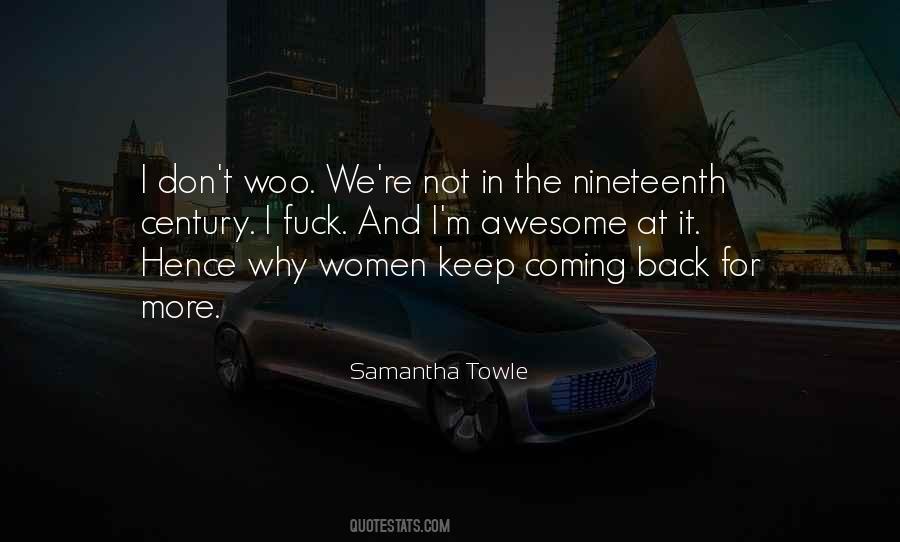 Samantha Towle Quotes #912133
