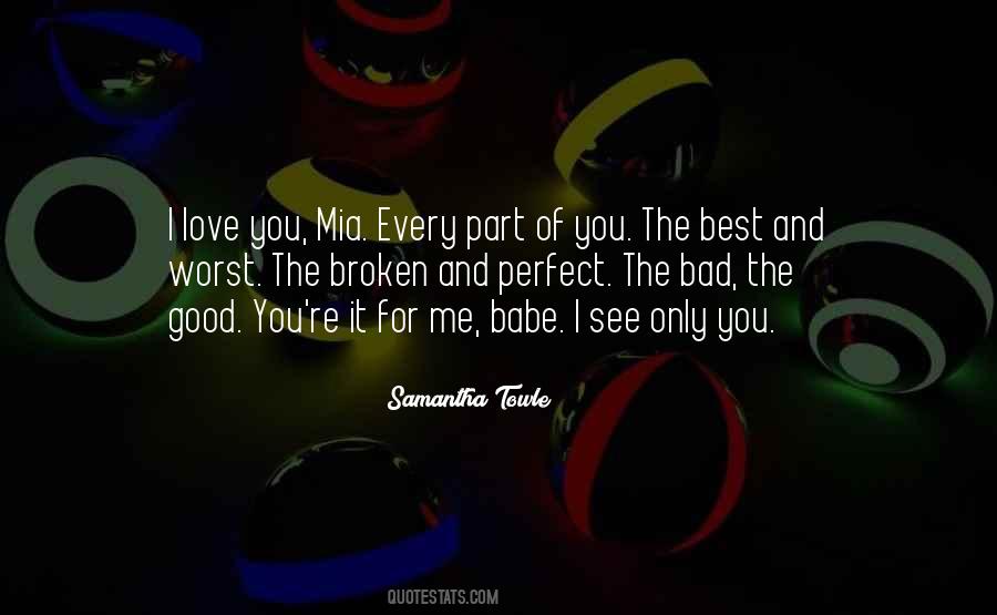 Samantha Towle Quotes #922485