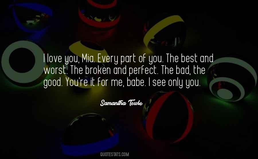 Samantha Towle Quotes #922485