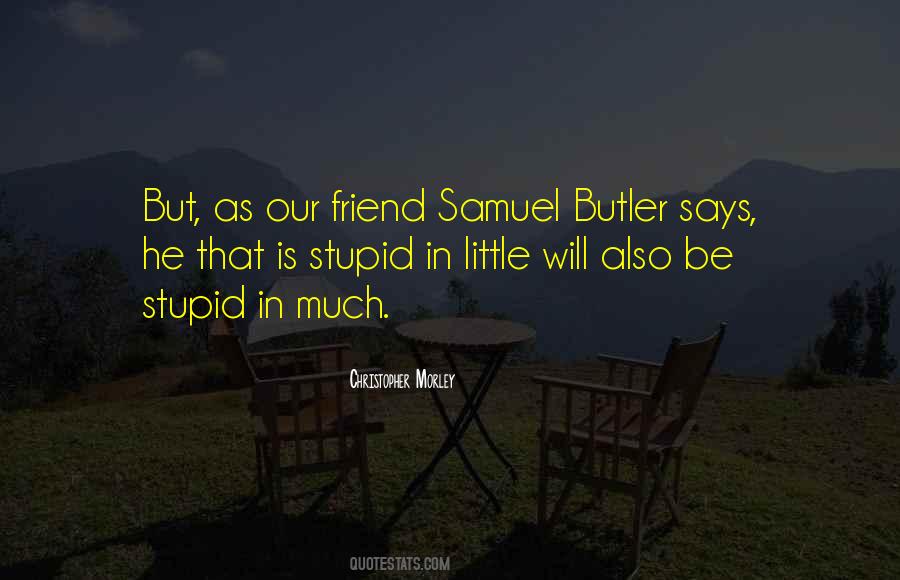 Samuel Butler Quotes #1293680