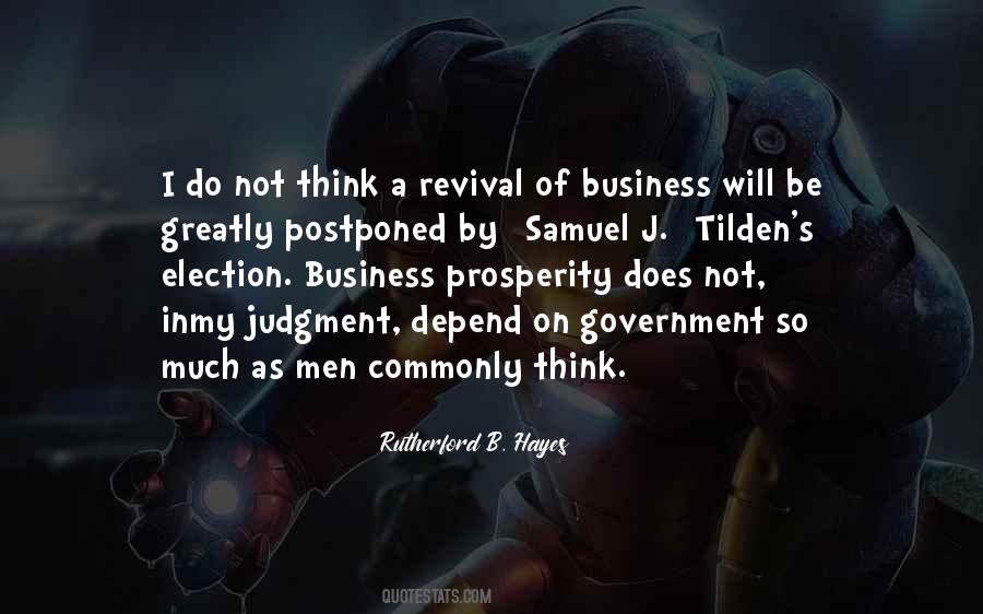 Samuel J. Tilden Quotes #1667472