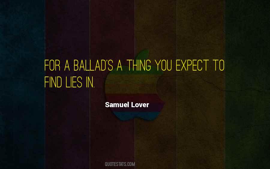 Samuel Lover Quotes #872203