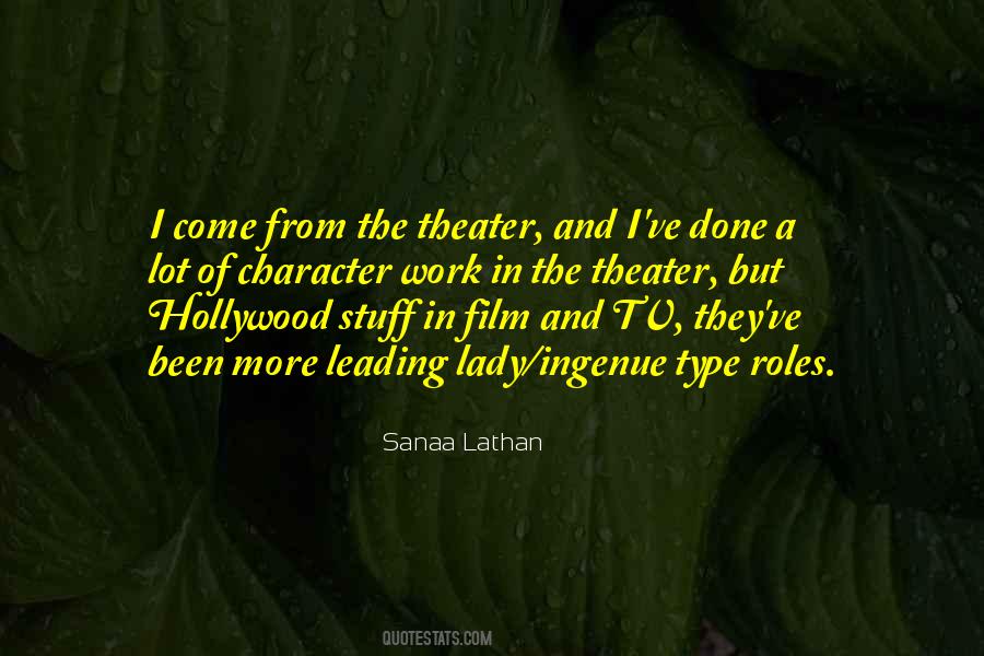 Sanaa Lathan Quotes #937995