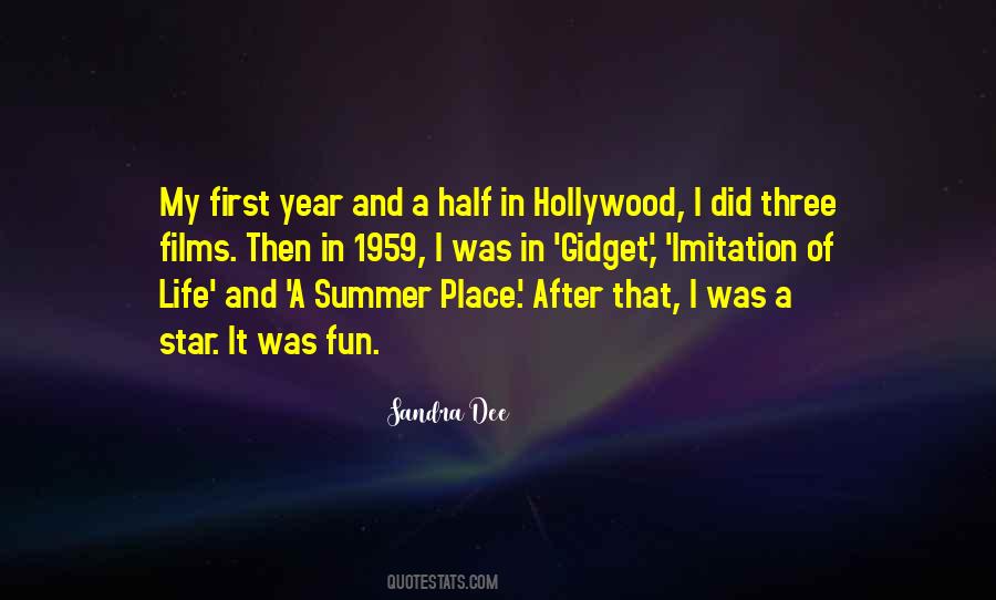 Sandra Dee Quotes #1757294